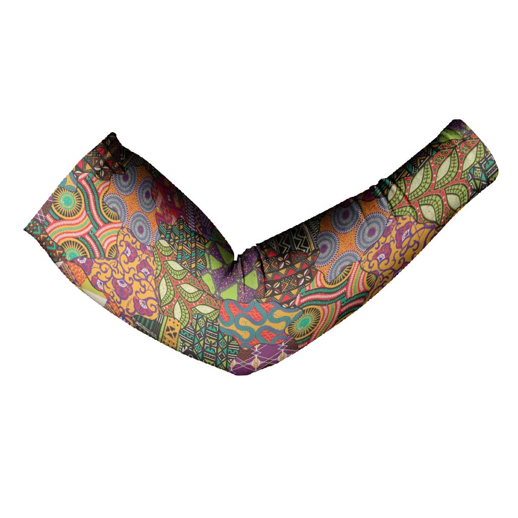 Traditional Ethnic African Vintage Motifs Arm Sleeves