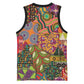 Traditional Ethnic African Vintage Motifs Basketball Jersey - African Pride
