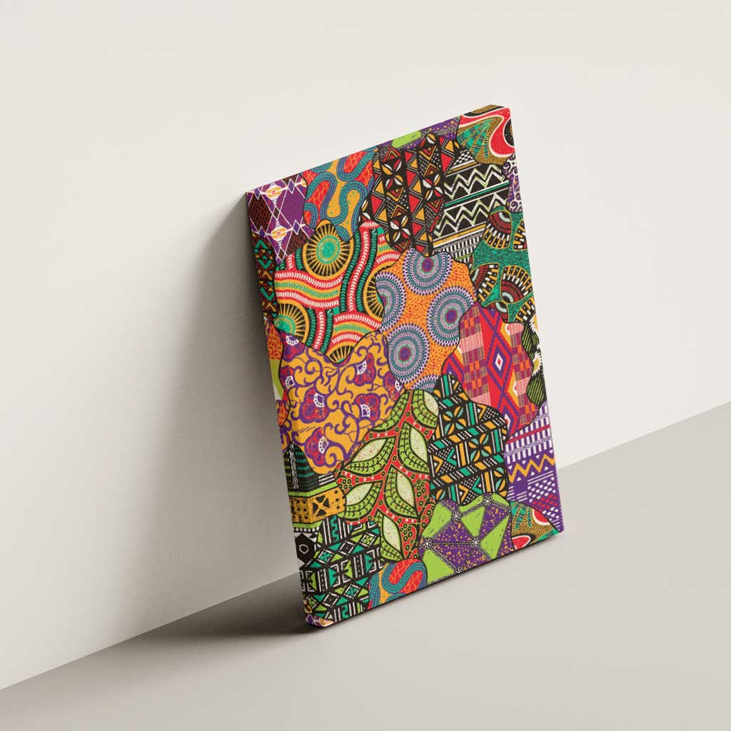 Traditional Ethnic African Vintage Motifs Canvas Wall Art