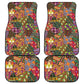 Traditional Ethnic African Vintage Motifs Car Mats