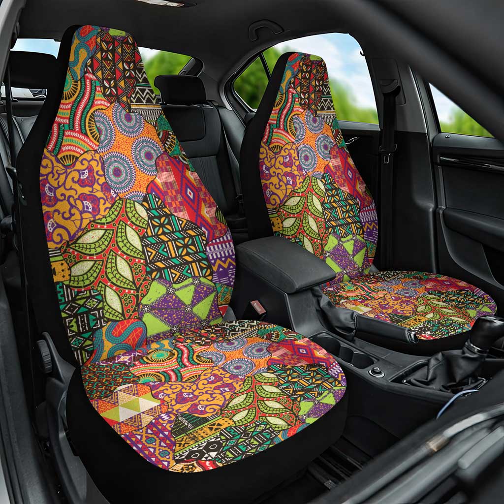 Traditional Ethnic African Vintage Motifs Car Seat Cover