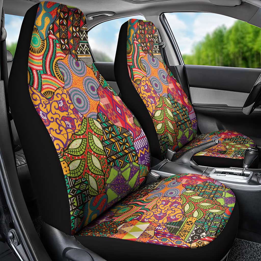 Traditional Ethnic African Vintage Motifs Car Seat Cover