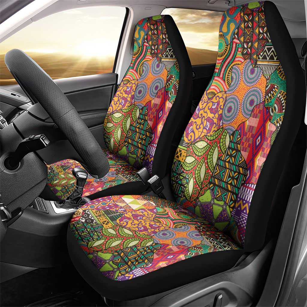Traditional Ethnic African Vintage Motifs Car Seat Cover