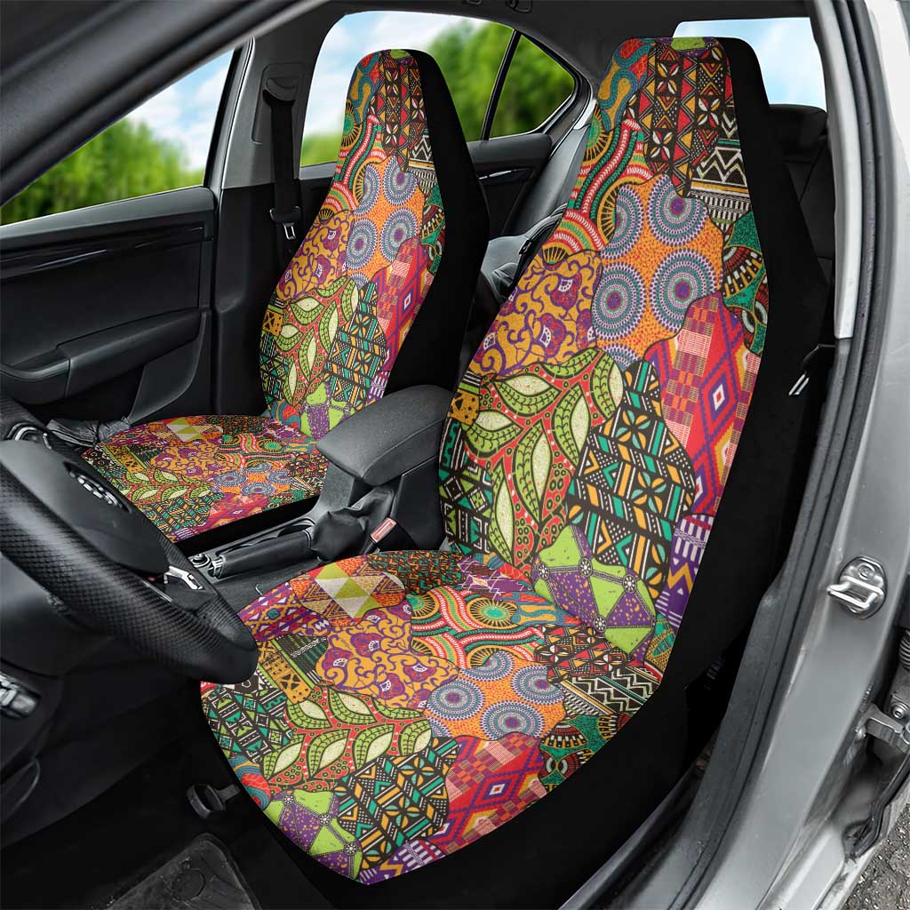 Traditional Ethnic African Vintage Motifs Car Seat Cover