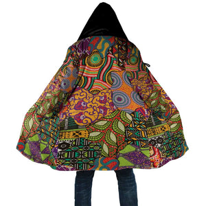 Traditional Ethnic African Vintage Motifs Cloak
