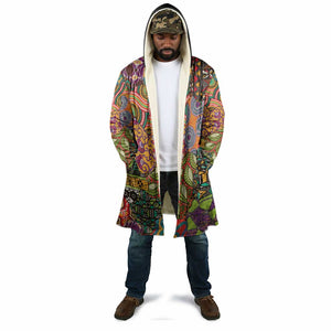 Traditional Ethnic African Vintage Motifs Cloak