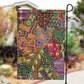 Traditional Ethnic African Vintage Motifs Garden Flag