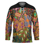 Traditional Ethnic African Vintage Motifs Hockey Jersey