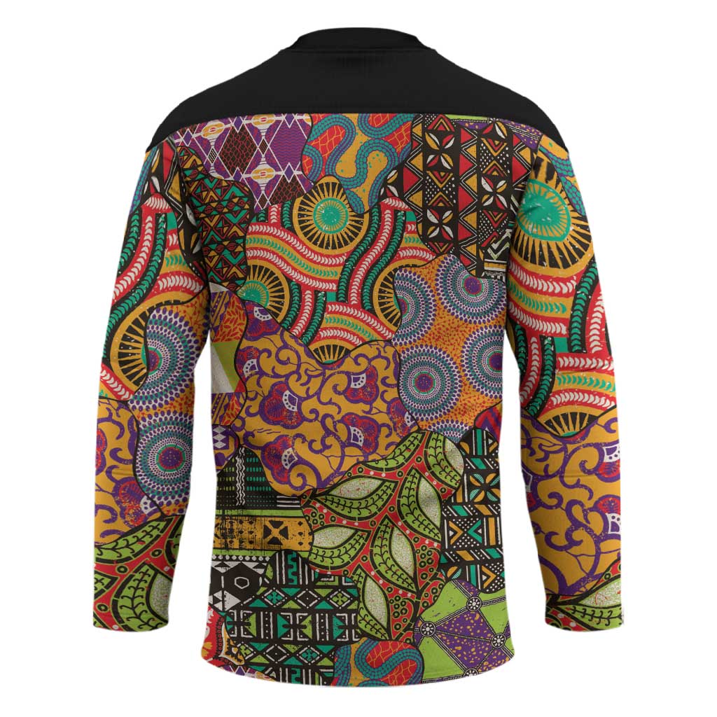 Traditional Ethnic African Vintage Motifs Hockey Jersey