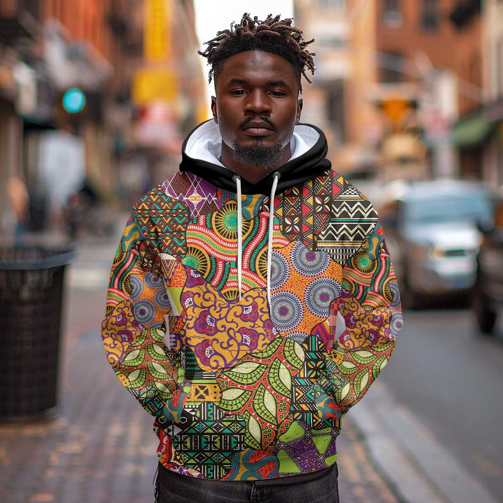 Traditional Ethnic African Vintage Motifs Hoodie