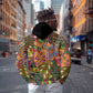Traditional Ethnic African Vintage Motifs Hoodie