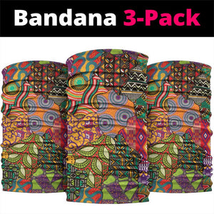 Traditional Ethnic African Vintage Motifs Neck Gaiter LT9