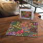 Traditional Ethnic African Vintage Motifs Puzzle