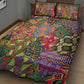Traditional Ethnic African Vintage Motifs Quilt Bed Set