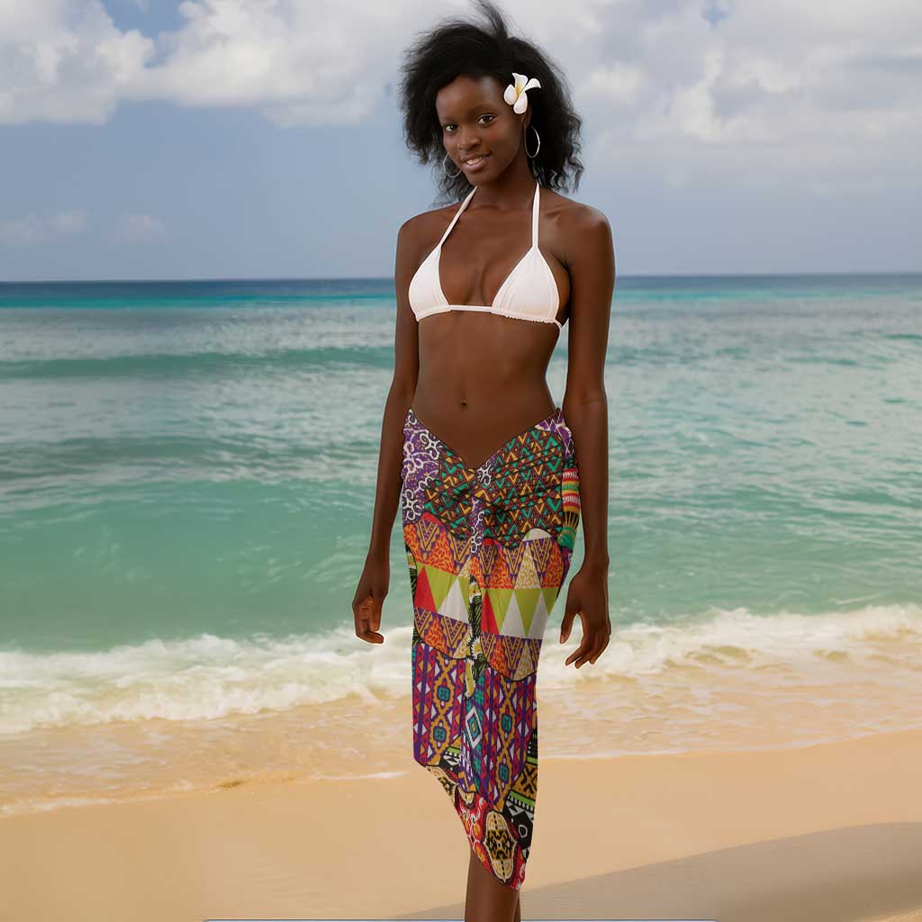 Traditional Ethnic African Vintage Motifs Sarong