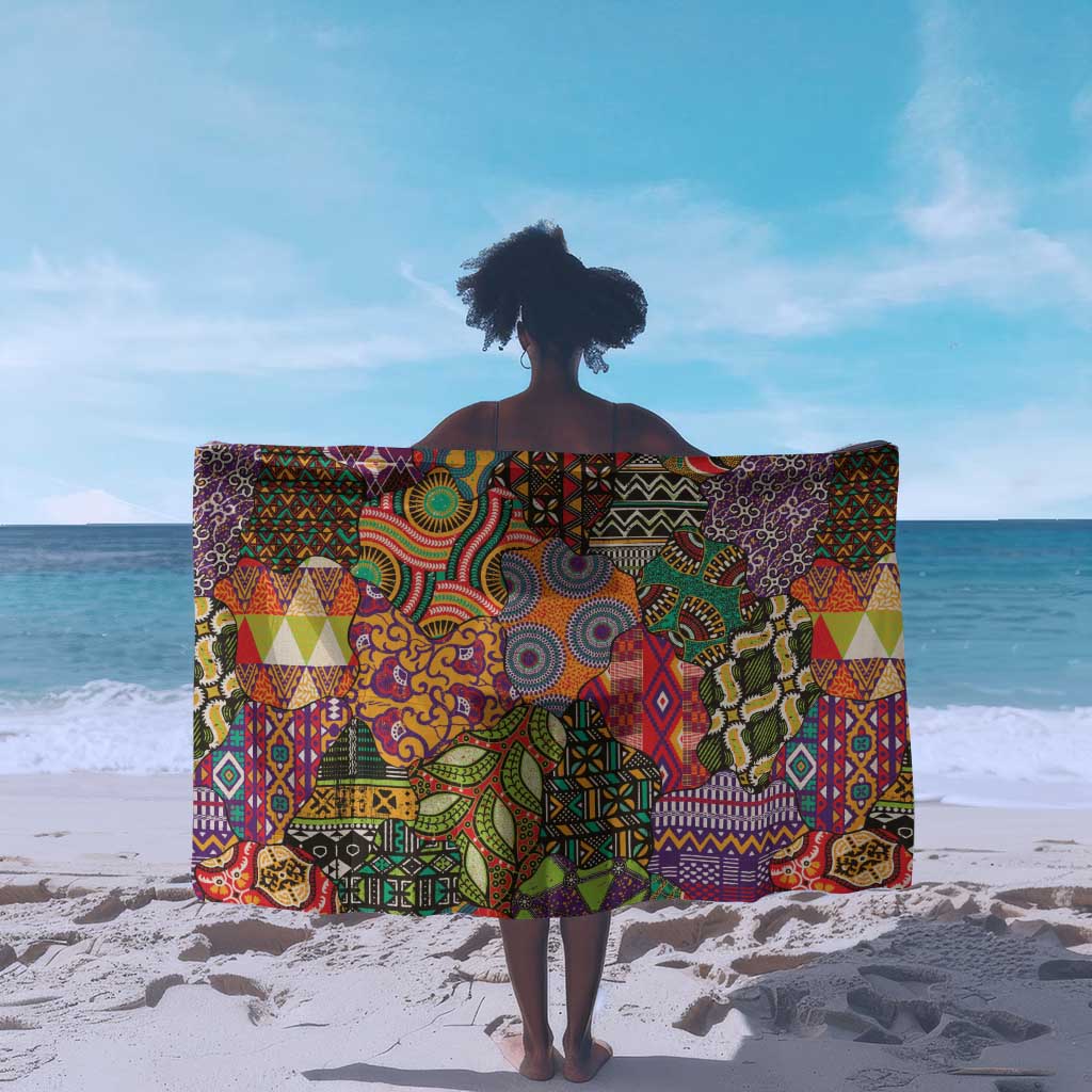 Traditional Ethnic African Vintage Motifs Sarong