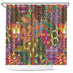 Traditional Ethnic African Vintage Motifs Shower Curtain