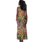 Traditional Ethnic African Vintage Motifs Tank Maxi Dress