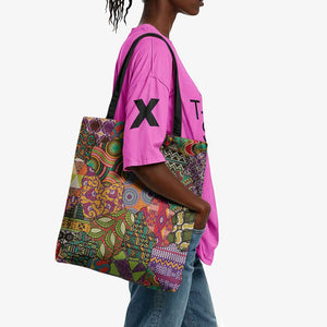 Traditional Ethnic African Vintage Motifs Tote Bag