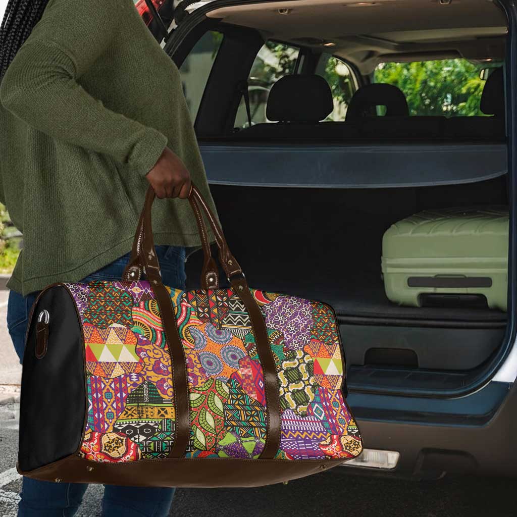 Traditional Ethnic African Vintage Motifs Travel Bag