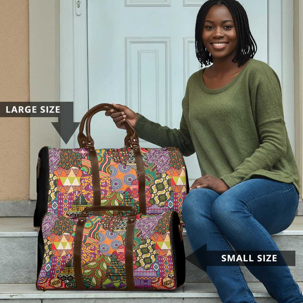 Traditional Ethnic African Vintage Motifs Travel Bag