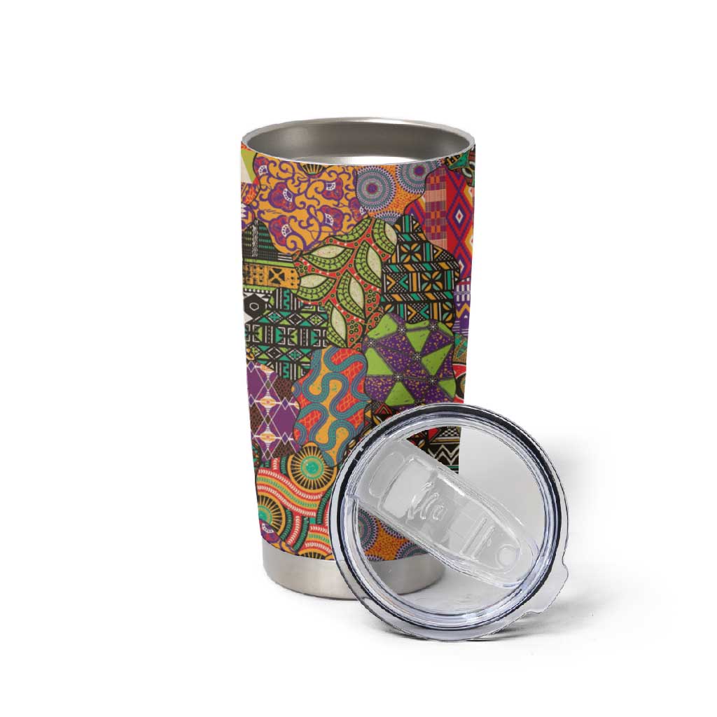 Traditional Ethnic African Vintage Motifs Tumbler Cup