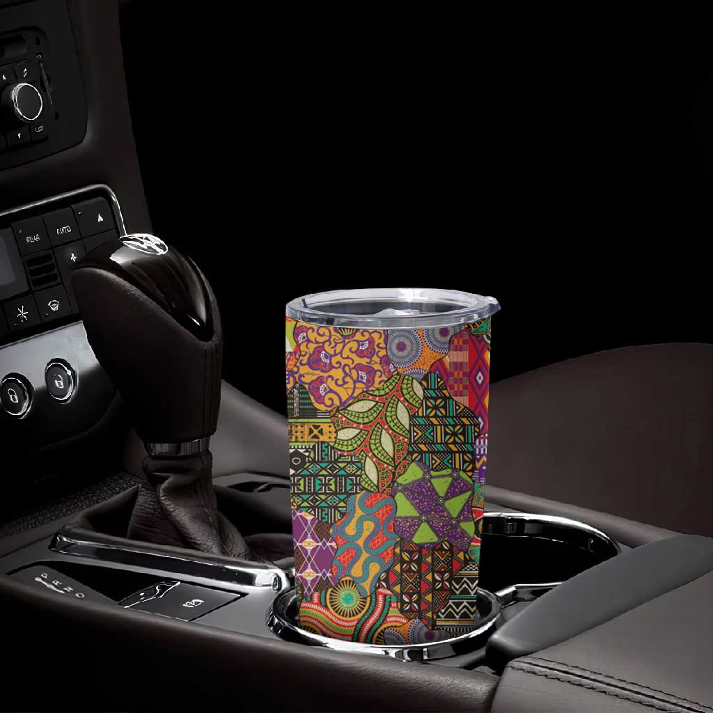 Traditional Ethnic African Vintage Motifs Tumbler Cup