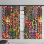 Traditional Ethnic African Vintage Motifs Window Curtain
