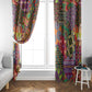 Traditional Ethnic African Vintage Motifs Window Curtain
