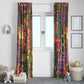 Traditional Ethnic African Vintage Motifs Window Curtain