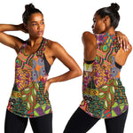 Traditional Ethnic African Vintage Motifs Women Racerback Tank