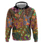 Traditional Ethnic African Vintage Motifs Zip Hoodie