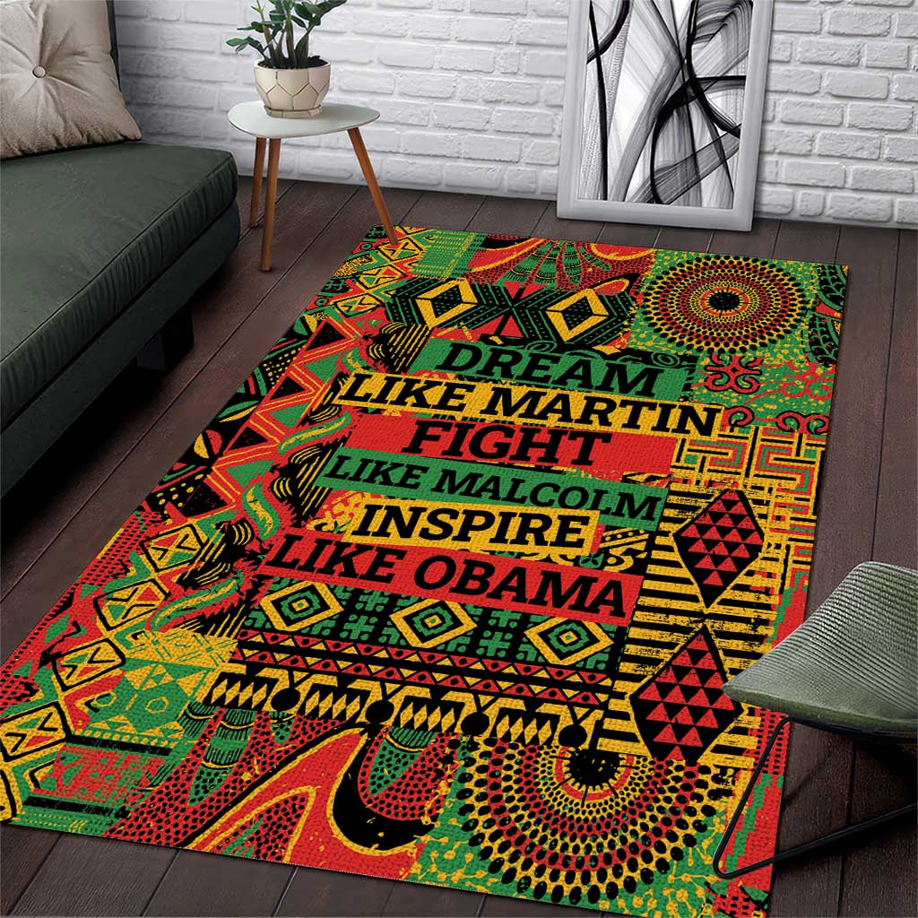 Rasist Rug Black History Black Month Dream Like Area Rug by AfricanPride