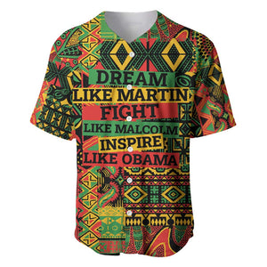 Black History Black Month Dream Like Baseball Jersey