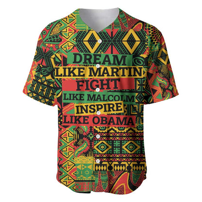Black History Black Month Dream Like Baseball Jersey