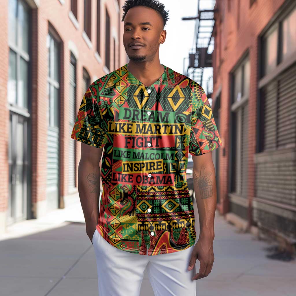 Black History Black Month Dream Like Baseball Jersey