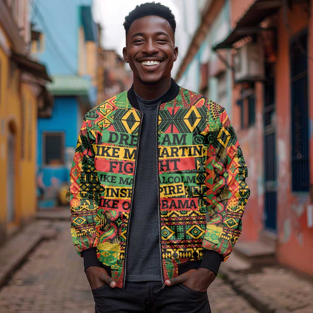 Black History Black Month Dream Like Bomber Jacket