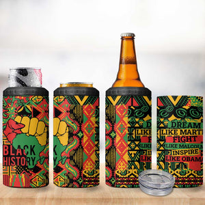 Black History Black Month Dream Like 4 in 1 Can Cooler Tumbler