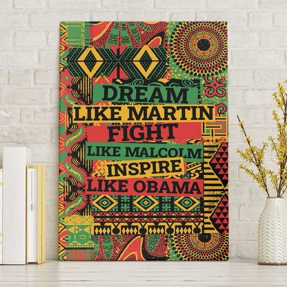 Black History Black Month Dream Like Canvas Wall Art