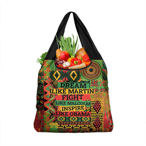 Black History Black Month Dream Like Grocery Bag