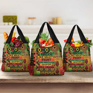 Black History Black Month Dream Like Grocery Bag