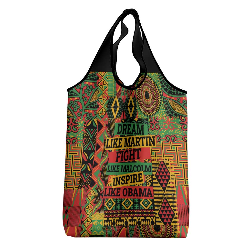 Black History Black Month Dream Like Grocery Bag