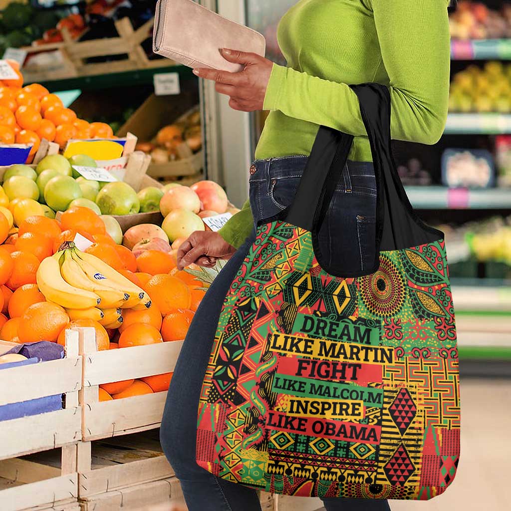 Black History Black Month Dream Like Grocery Bag