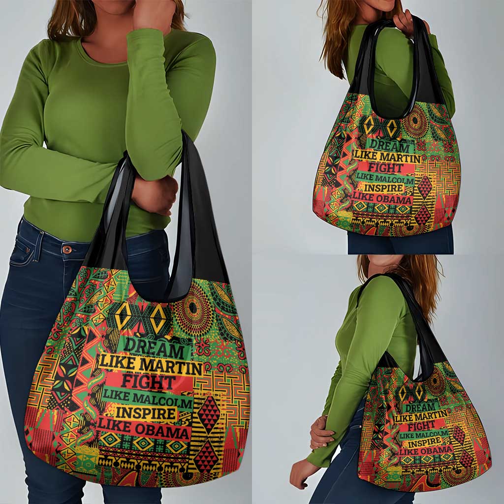 Black History Black Month Dream Like Grocery Bag