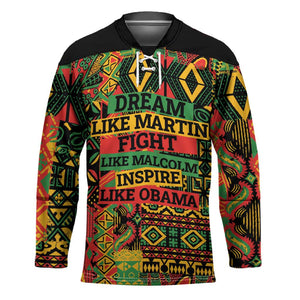 Black History Black Month Dream Like Hockey Jersey