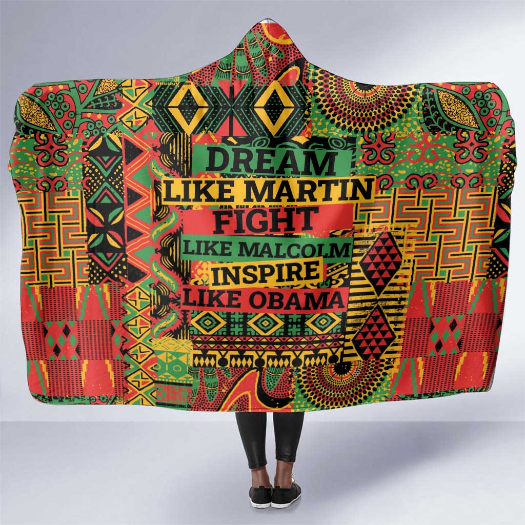 Black History Black Month Dream Like Hooded Blanket