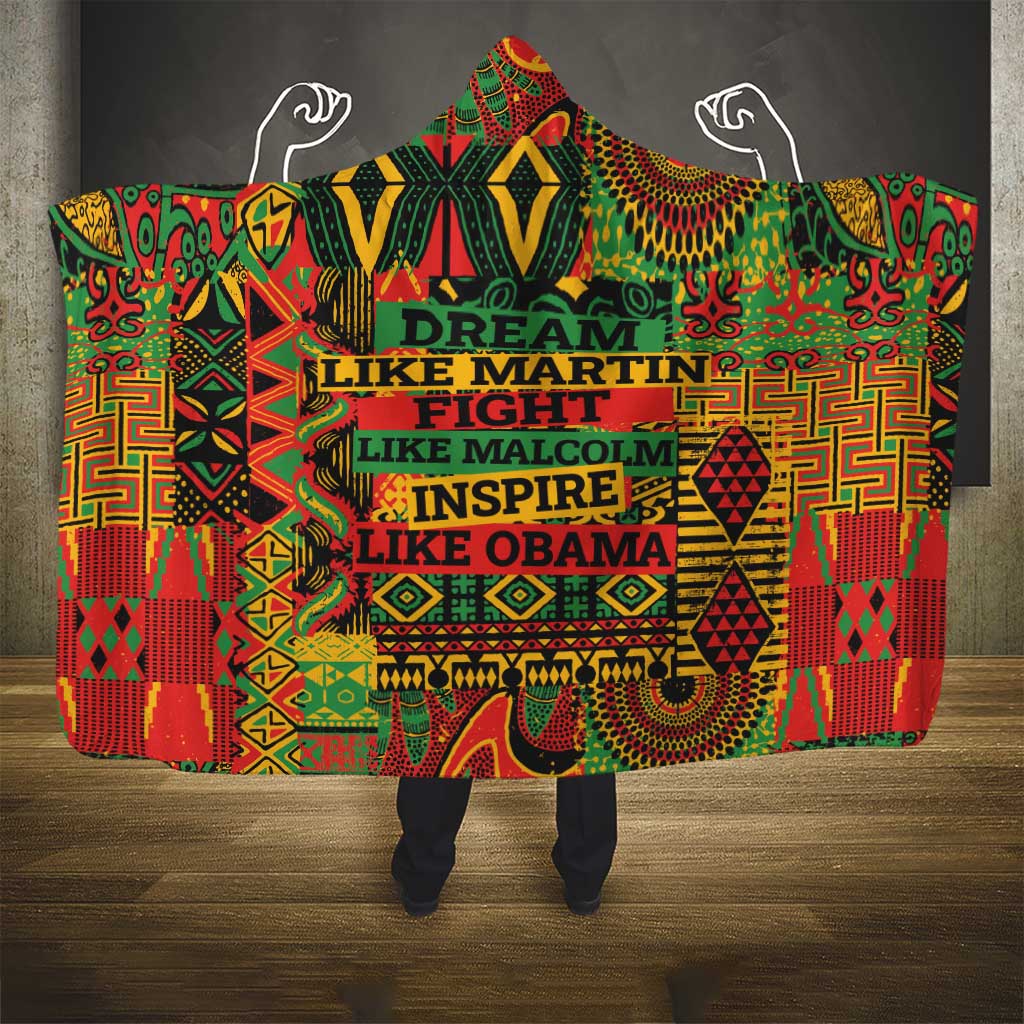 Black History Black Month Dream Like Hooded Blanket