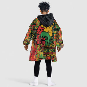 Black History Black Month Dream Like Kid Wearable Blanket Hoodie
