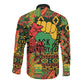 Black History Black Month Dream Like Long Sleeve Button Shirt
