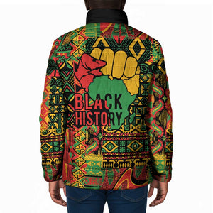Black History Black Month Dream Like Padded Jacket